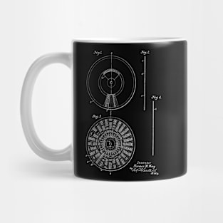 Perpetual Calendar Vintage Patent Hand Drawing Mug